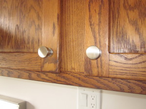 cabinet hardware looks nice. 3/5/13