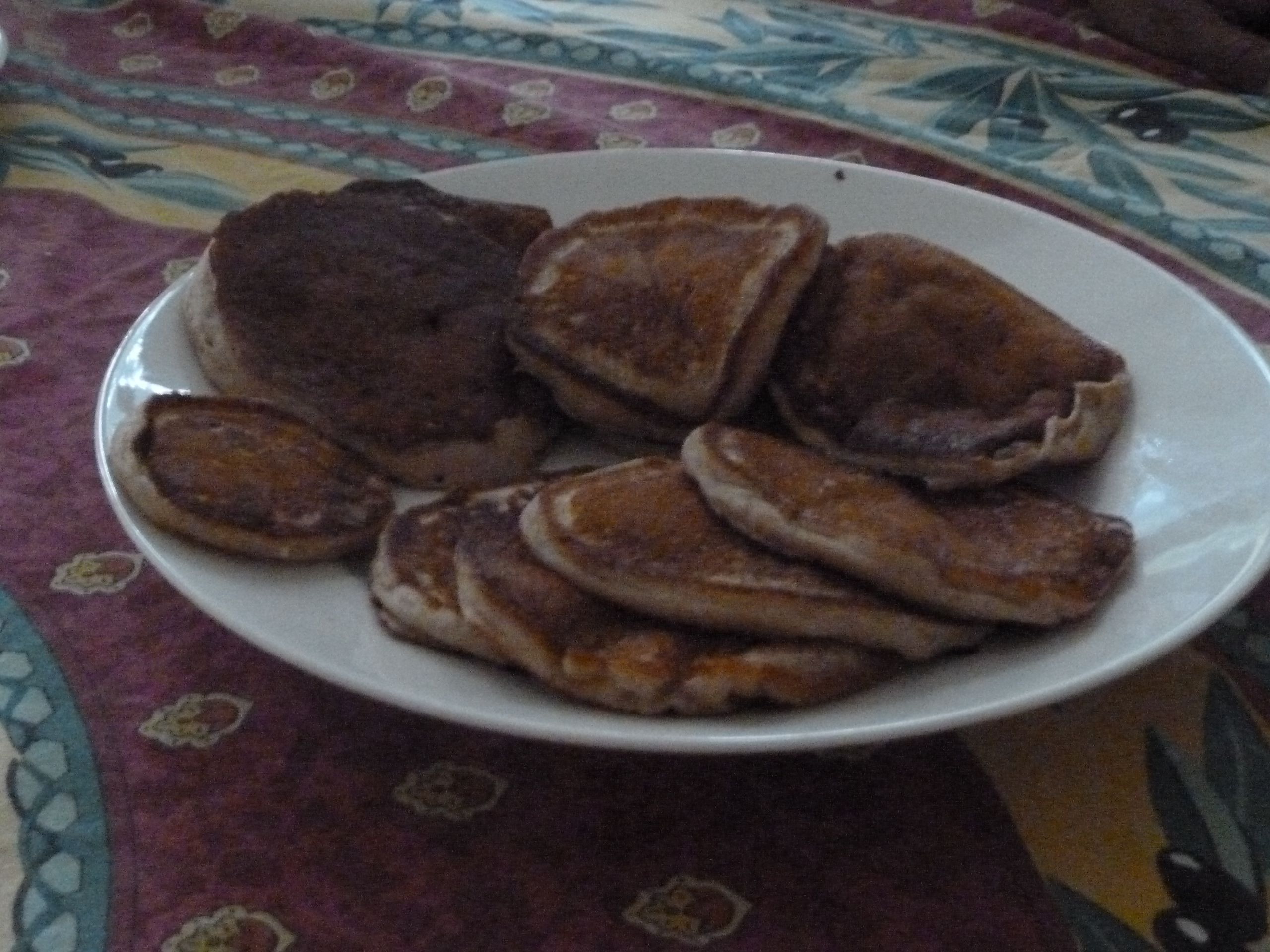 Eggless Whole Wheat Pancakes